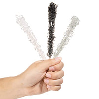 Silver Happy New Year Rock Candy Sugar Sticks