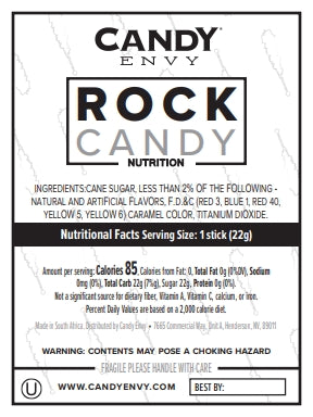 Dragon's Breath Rock Candy Sugar Sticks