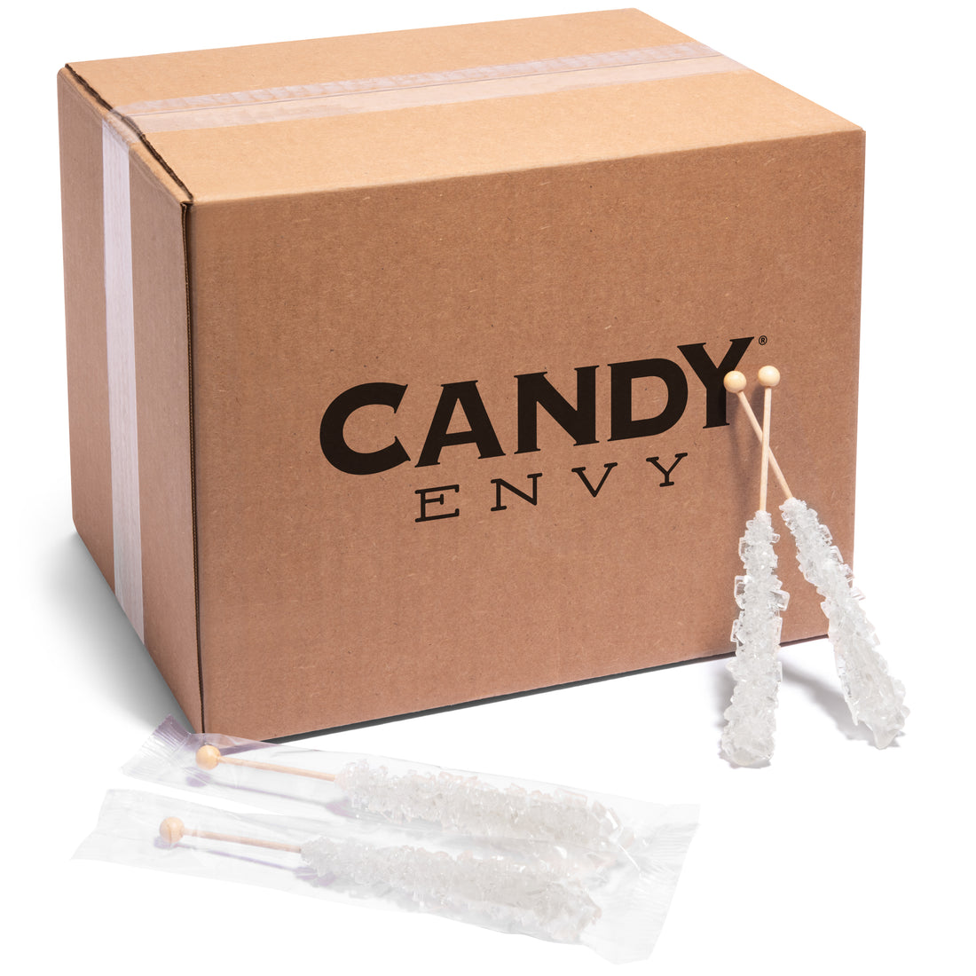 White Rock Candy Sugar Sticks - Original Sugar Flavor