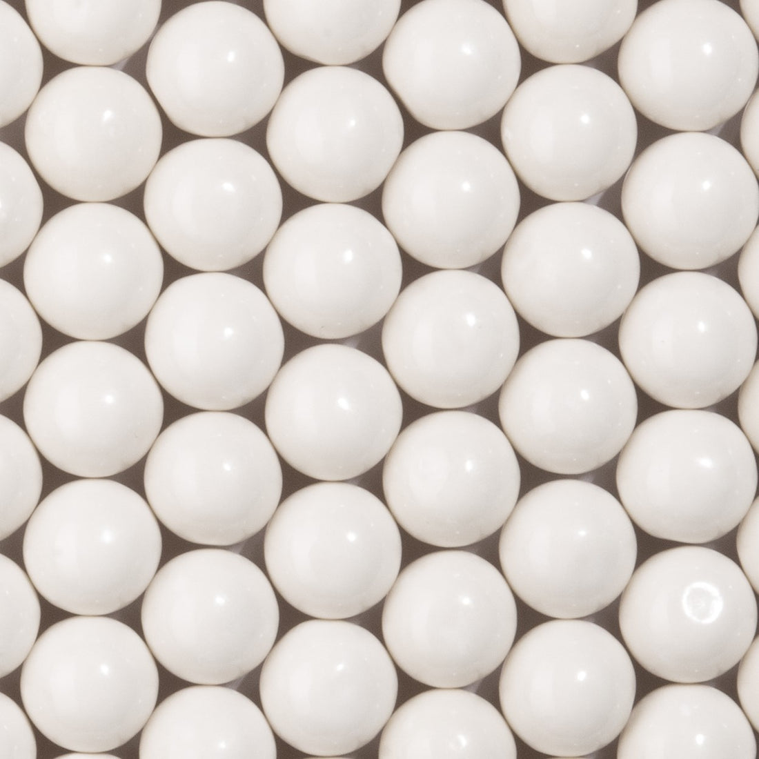 White 1 inch Round Gumballs