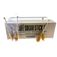 Amber Café Mini Rock Candy Sugar Sticks - Original Sugar Flavor