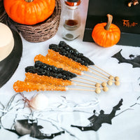 Halloween Rock Candy Sugar Sticks