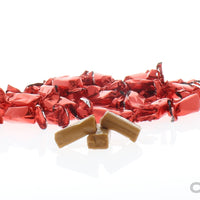 Red Foil-Wrapped Caramels - 2 lb Bag