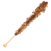 Amber Rock Candy Sugar Sticks - Root Beer Flavor
