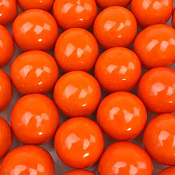 Orange 1 inch Round Gumballs