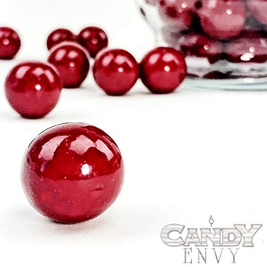 Candy Envy White Gumballs, 2 lb. Bag, Large 1 inch Gum Balls 