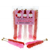 Valentine's Day Chillin With My Gnomies Rock Candy Sugar Sticks