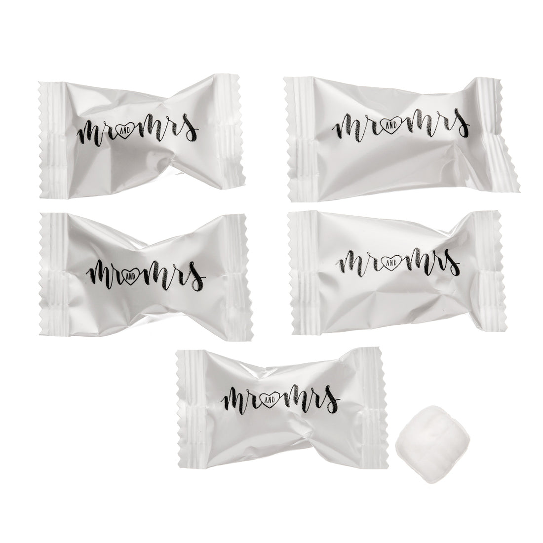 'Mr. & Mrs.' Modern Wedding Buttermints