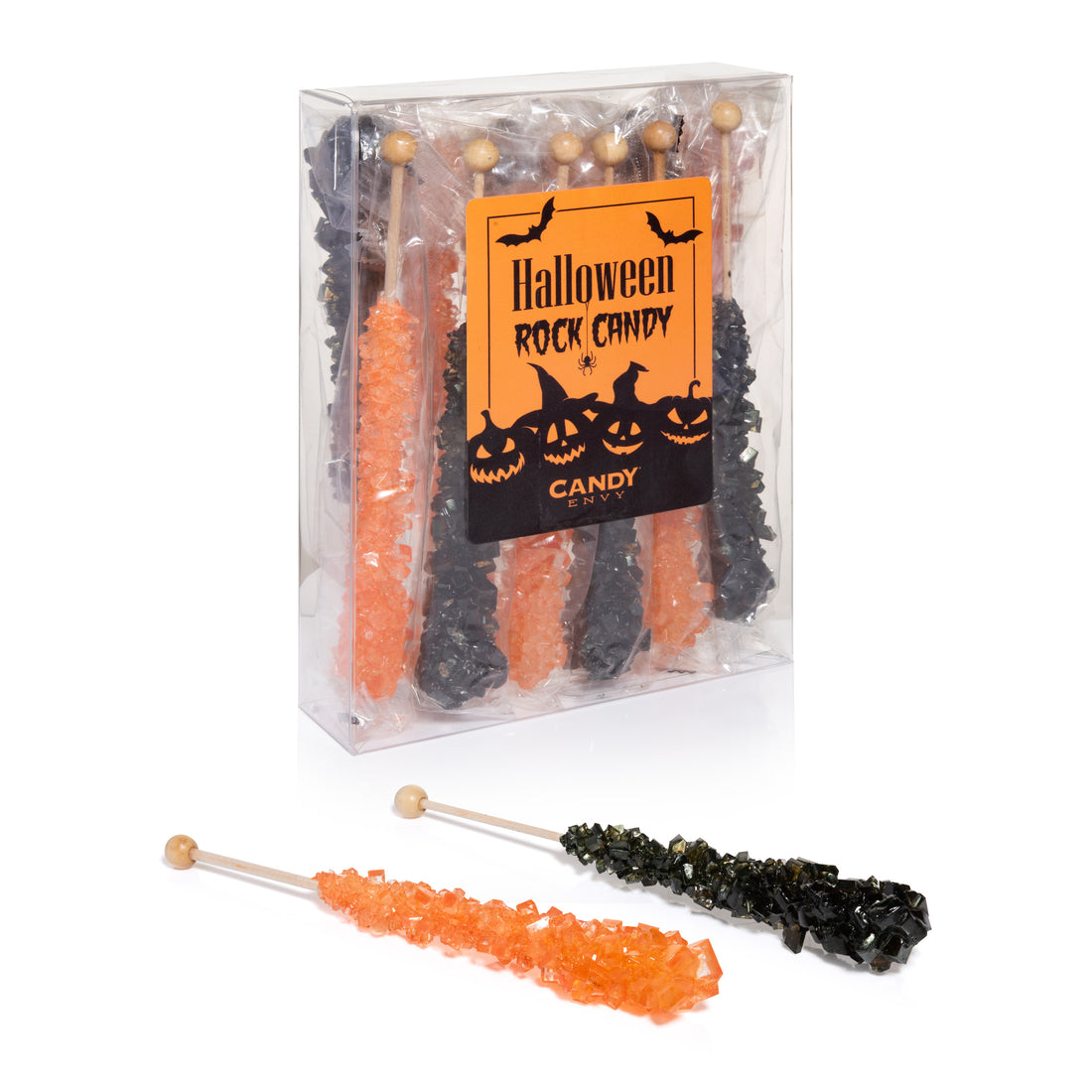 Halloween Rock Candy Sugar Sticks