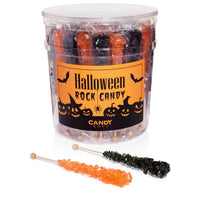 Halloween Rock Candy Sugar Sticks