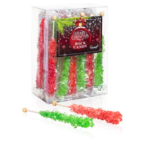 Christmas Rock Candy Sugar Sticks