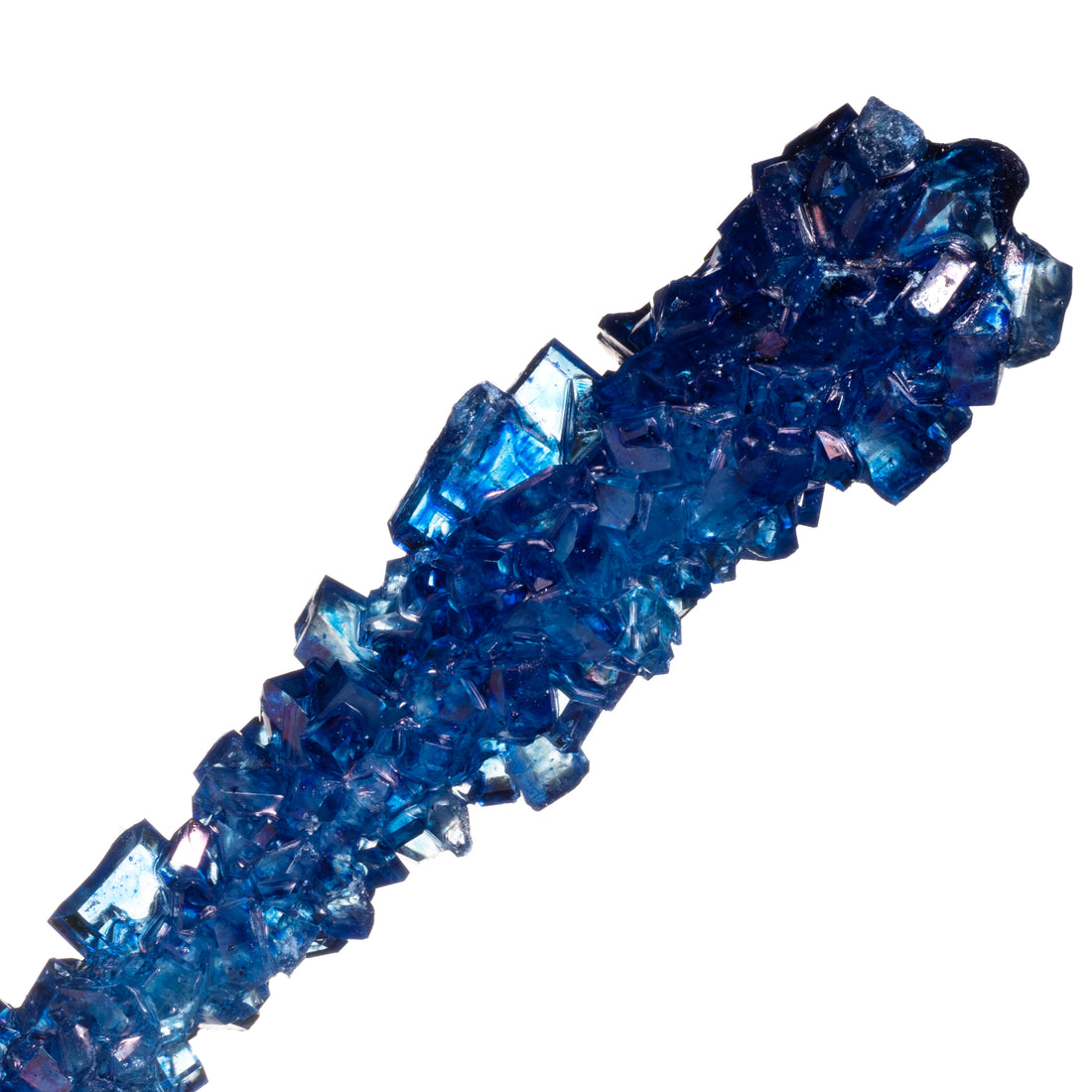 Navy Blue Rock Candy Sugar Sticks - Blueberry Flavor