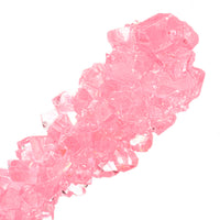 Light Pink Rock Candy Sugar Sticks - Cherry Flavor