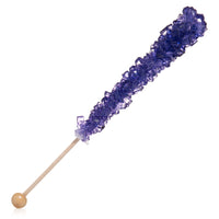 Purple Rock Candy Sugar Sticks - Grape Flavor