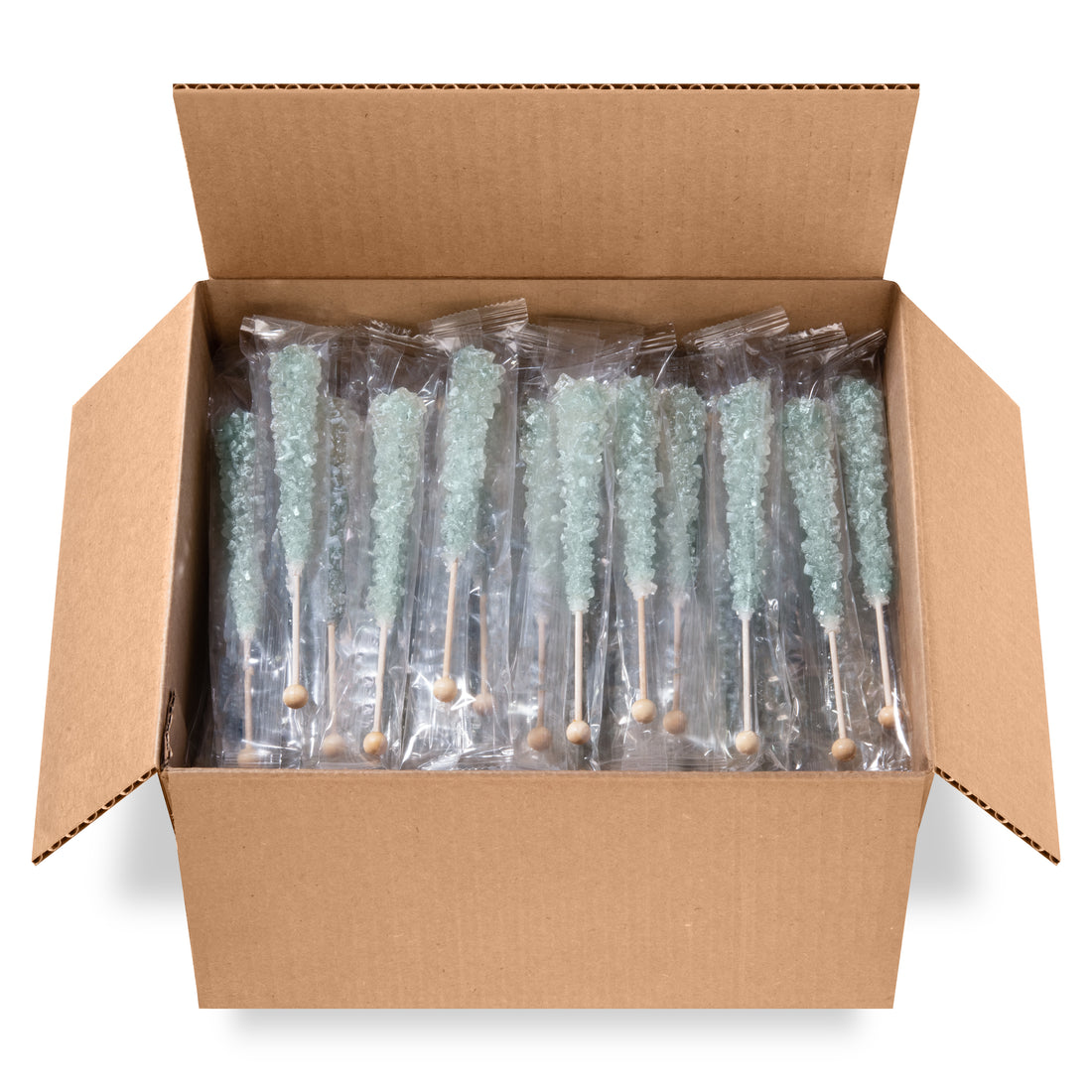 Silver Rock Candy Sugar Sticks - Original Sugar Flavor
