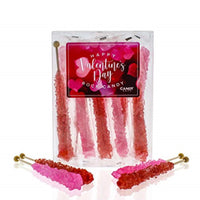 Valentine's Day Rock Candy Crystal Sticks