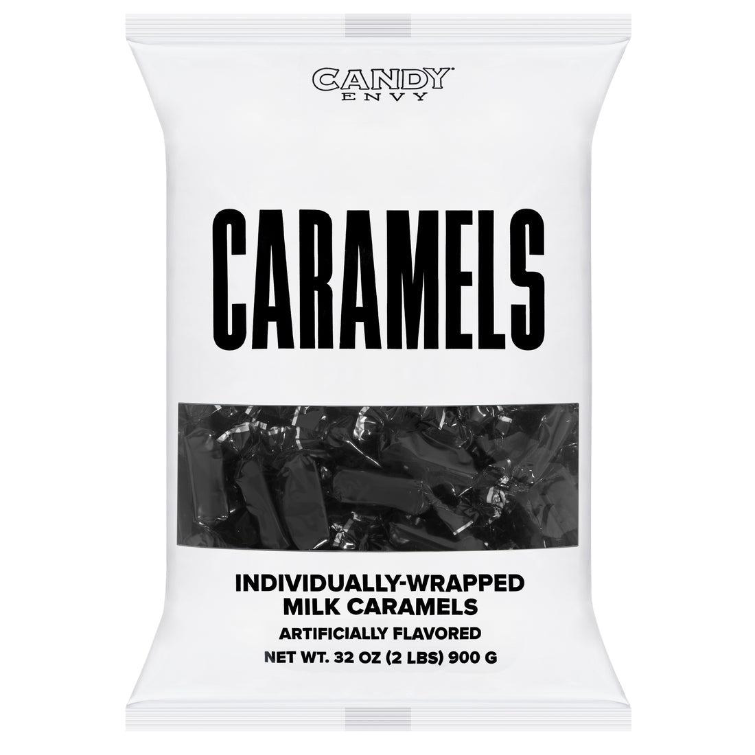 Black Foil-Wrapped Caramels