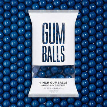 Royal Blue 1 inch Round Gumballs