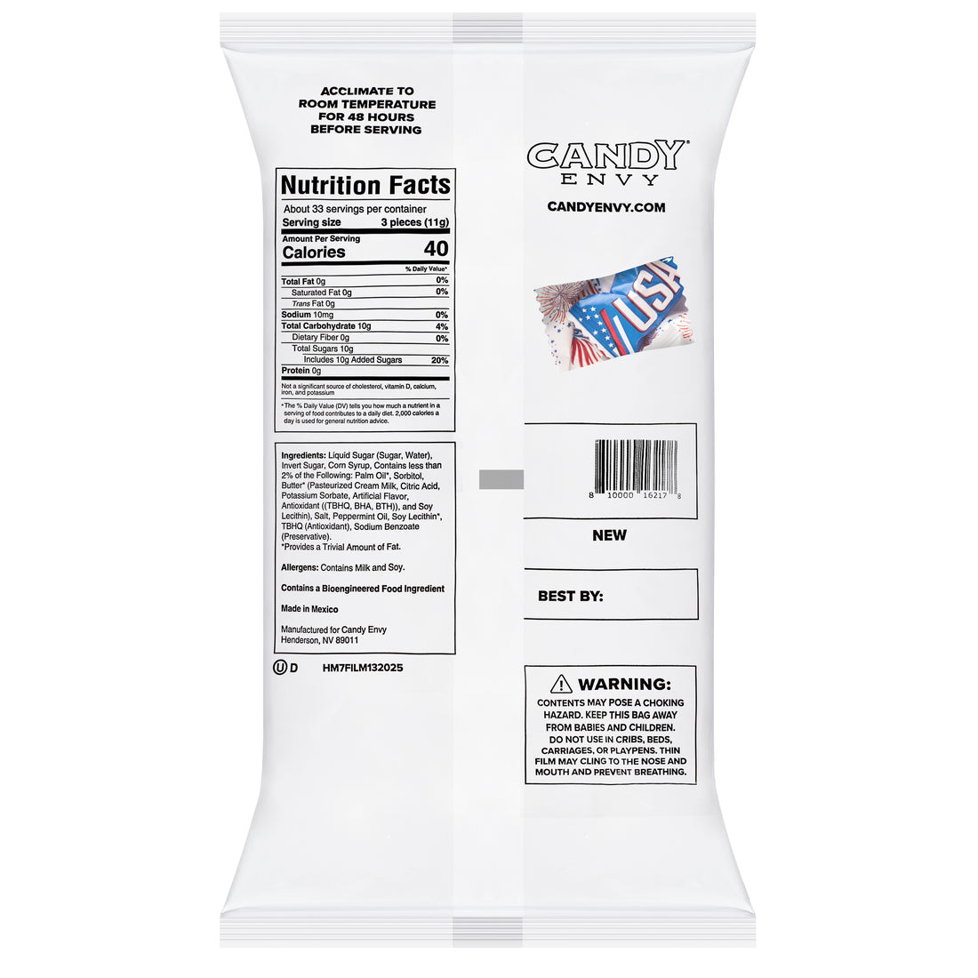 Themed Candy Buffet Kit - Patriotic Gumball Edition