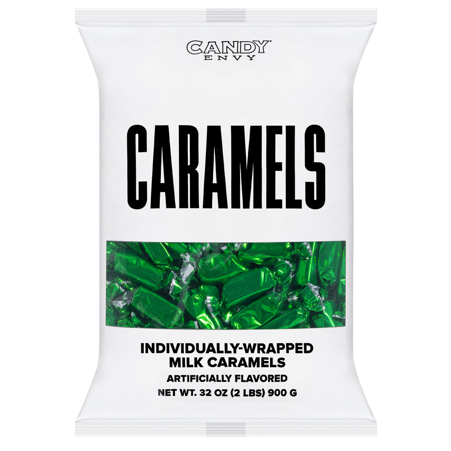 Green Foil-Wrapped Caramels