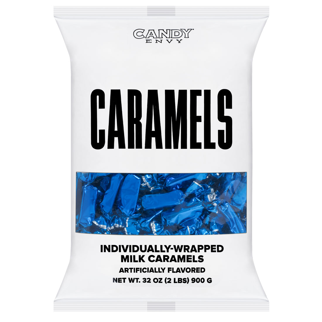 Navy Blue Foil-Wrapped Caramels