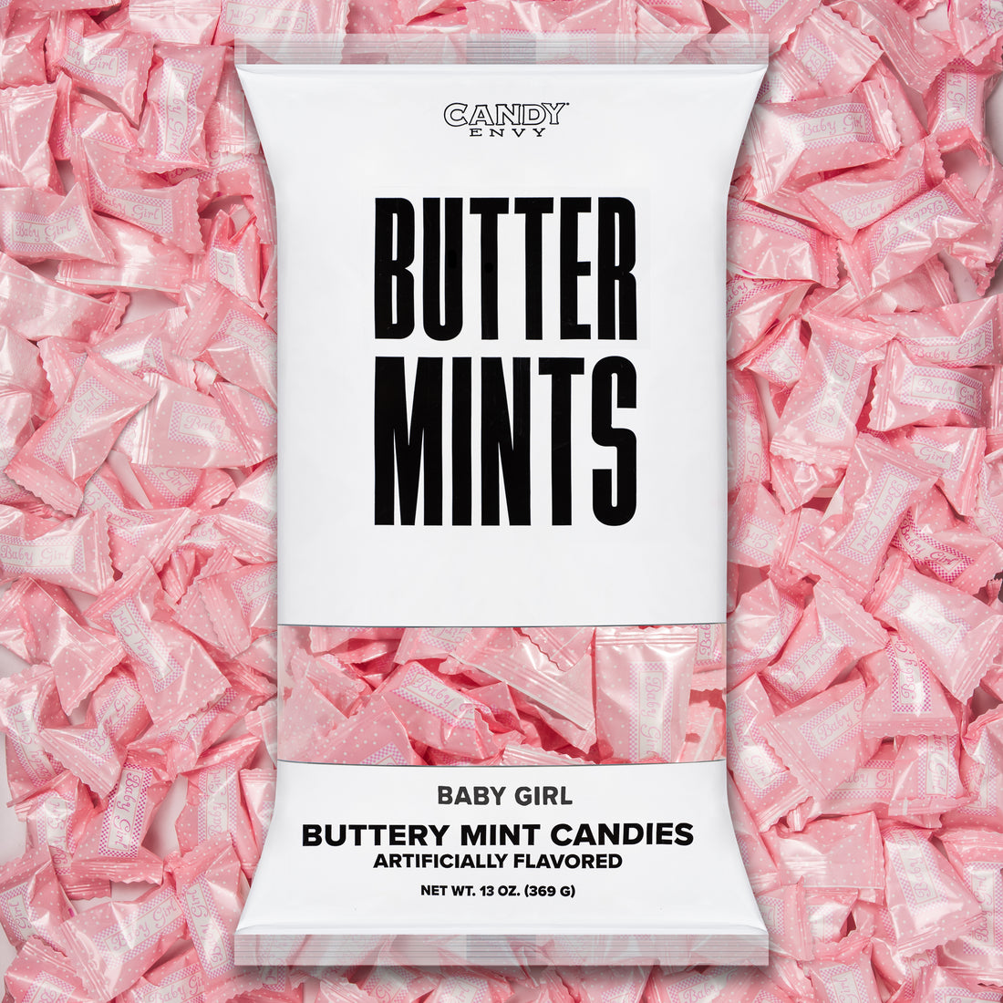 Baby Girl Buttermints - 13 oz Bag