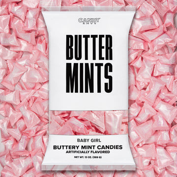 Baby Girl Buttermints - 13 oz Bag