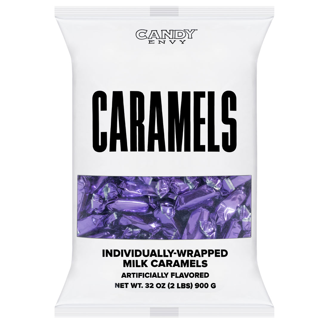 Purple Foil-Wrapped Wrapped Caramels