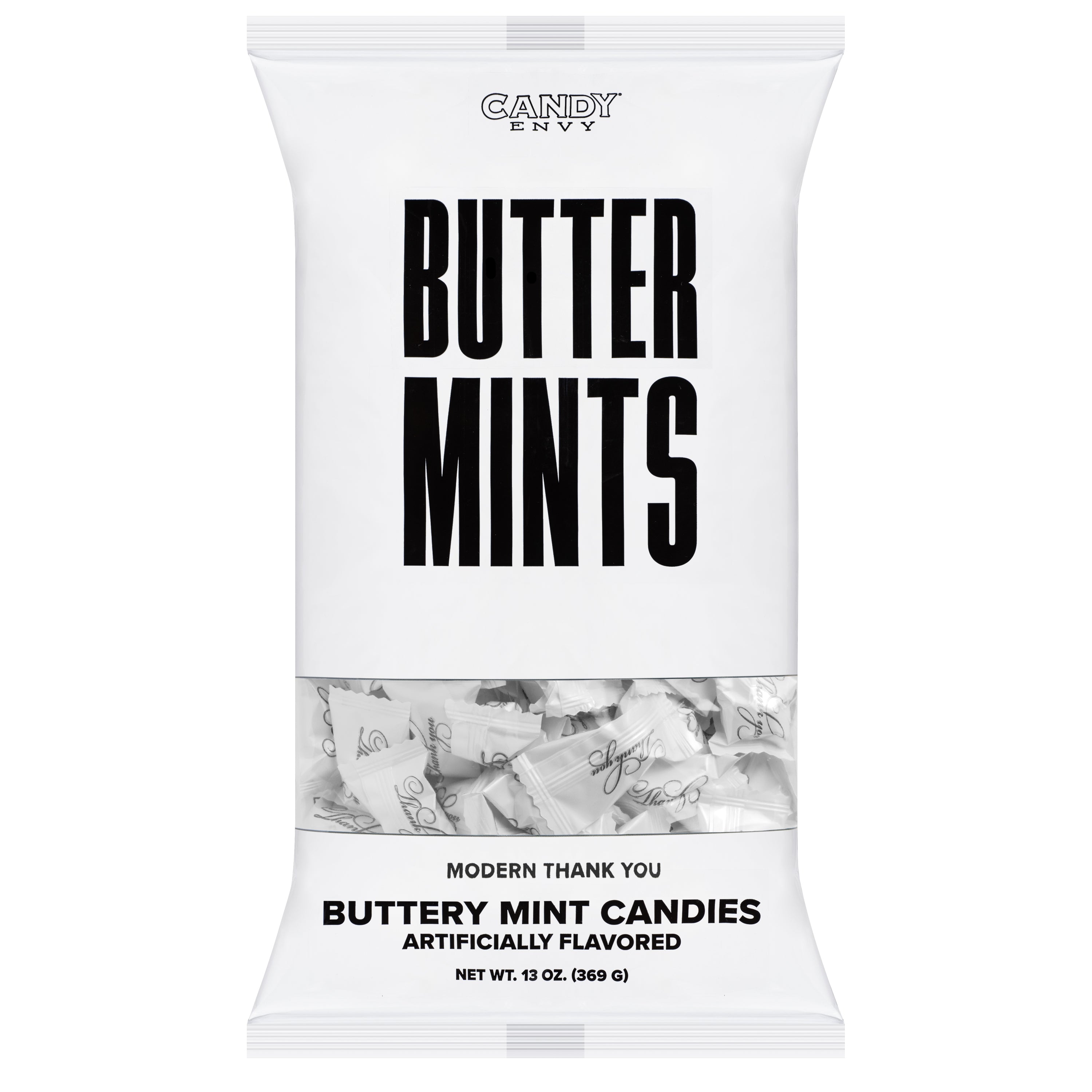 Thank You Buttermints (V2) | Candy Envy - Individually Wrapped Mints