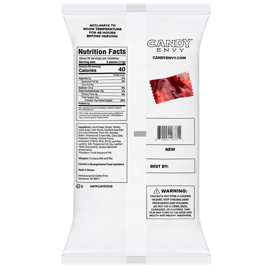 Red Wrapper Buttermints