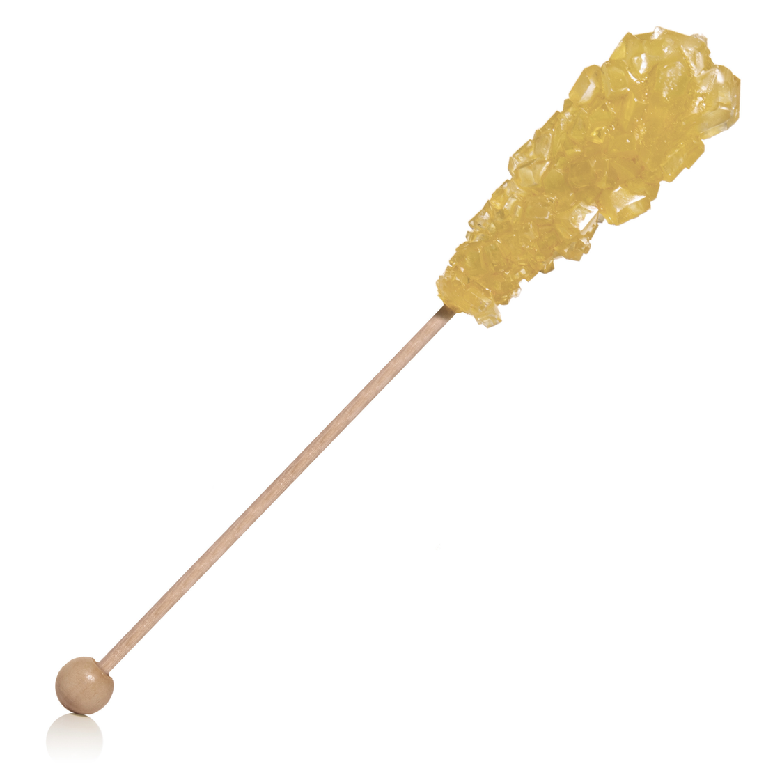 Gold Mini Rock Candy Sugar Sticks - Original Sugar Flavor