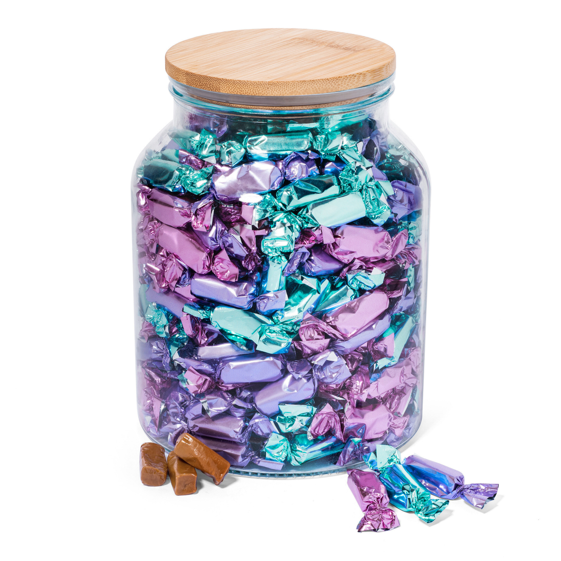 Mermaid Color Foil Wrapped Caramels