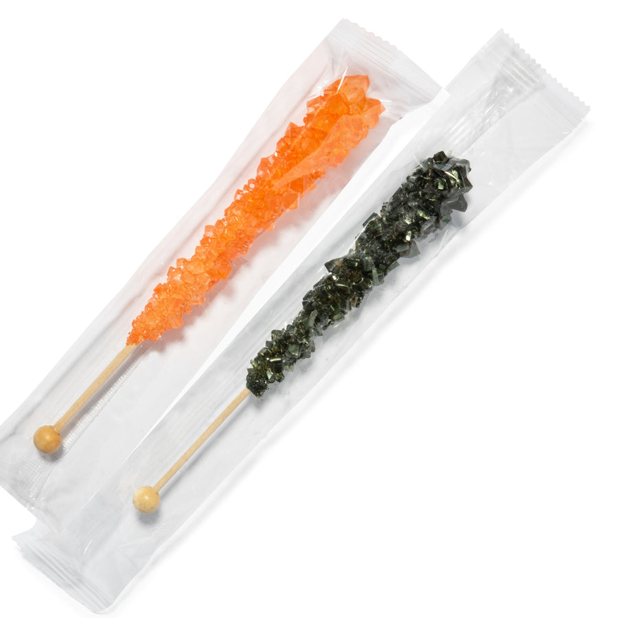 Halloween Rock Candy Sugar Sticks