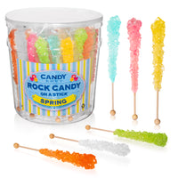 Spring Rock Candy Sugar Sticks