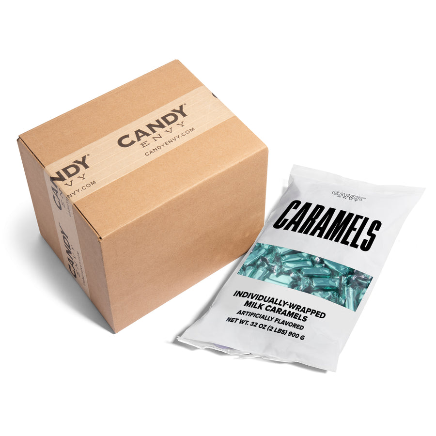 Light Blue Foil-Wrapped Caramels - PREORDER!