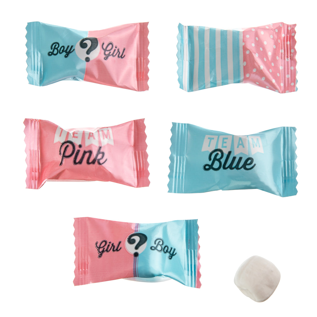 Pink and Blue Gender Reveal Buttermints 