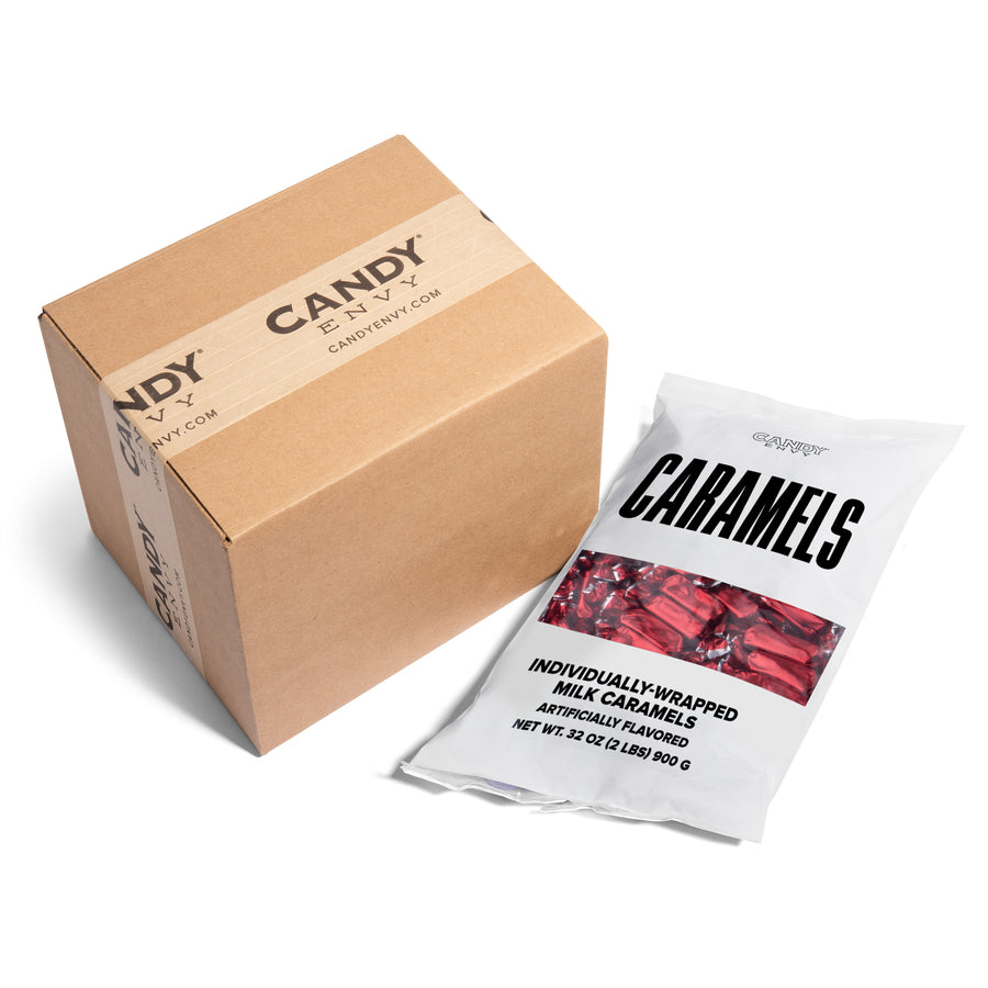 Red Foil-Wrapped Caramels