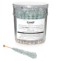 Silver Rock Candy Sugar Sticks - Original Sugar Flavor