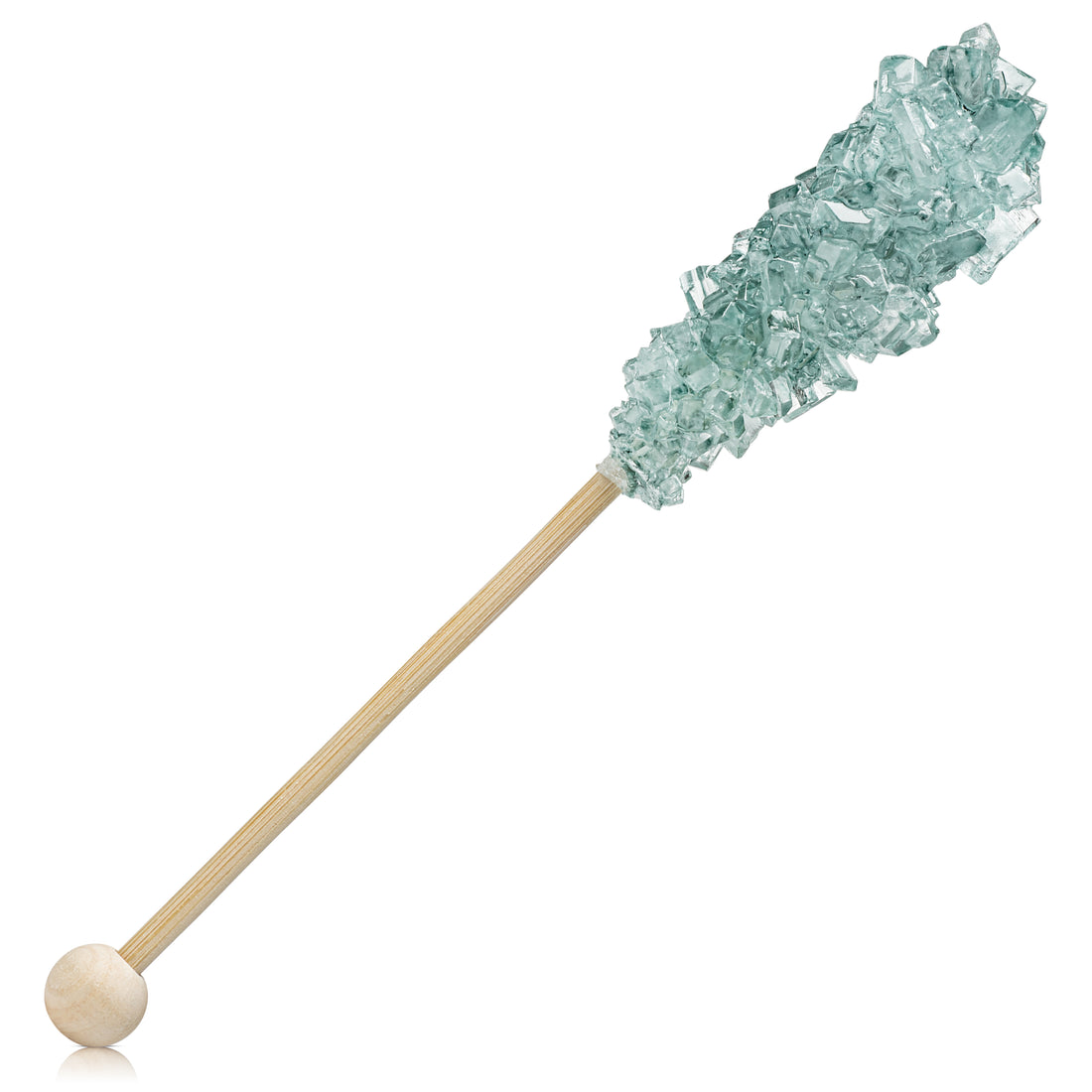 Silver Mini Rock Candy Sugar Sticks - Original Sugar Flavor