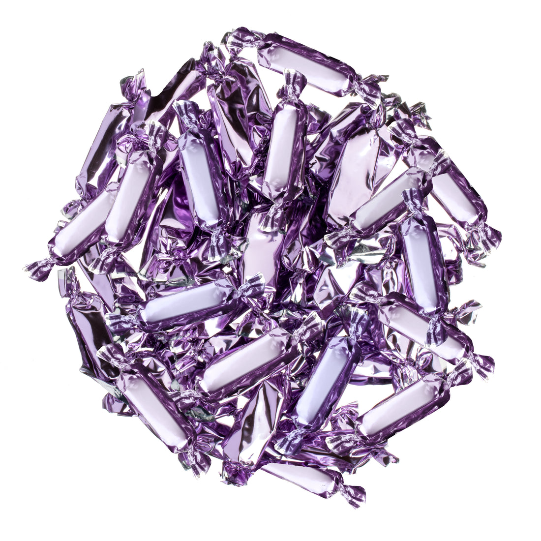 Lilac Foil-Wrapped Caramels