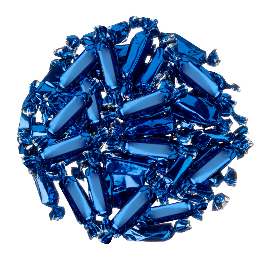 Navy Blue Foil-Wrapped Caramels