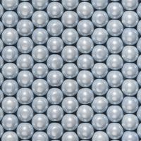 Shimmer Silver 1 inch Round Gumballs