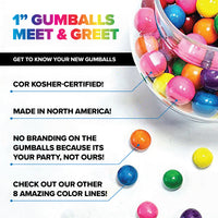 BACK IN STOCK! Assorted "Rainbow" 1 inch Round Gumballs