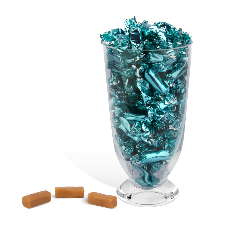 Light Blue Foil-Wrapped Caramels - PREORDER!