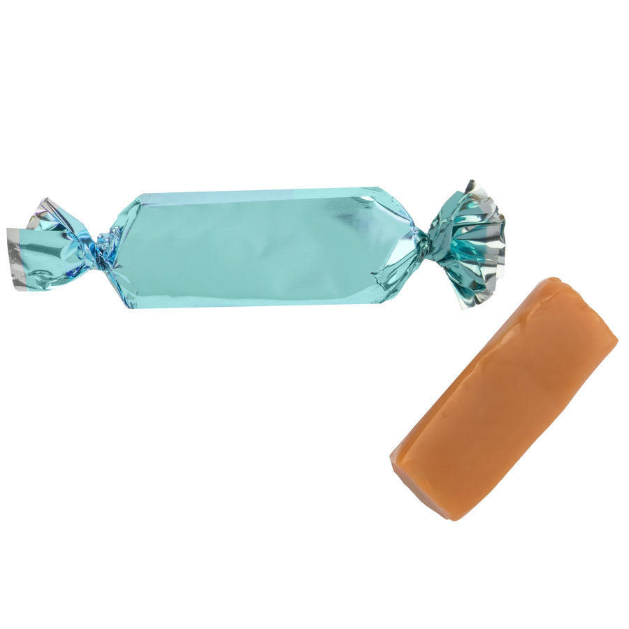 Light Blue Foil-Wrapped Caramels - PREORDER!