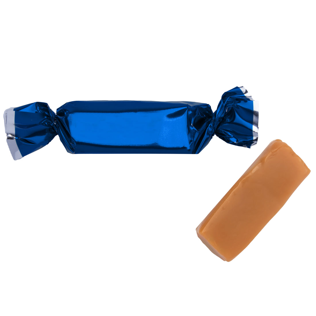 Navy Blue Foil-Wrapped Caramels