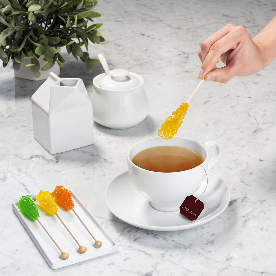 Citrus Flavored Cafe Sugar Crystal Sticks for Coffee and Tea Sweeteners