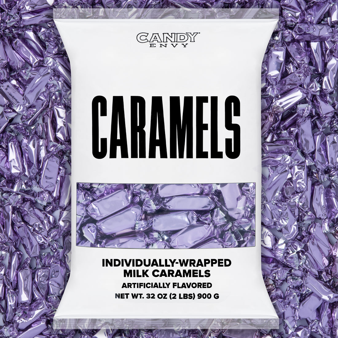 Lilac Foil-Wrapped Caramels