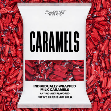 Red Foil-Wrapped Caramels - PREORDER!