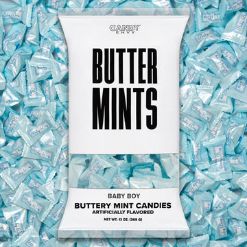 Baby Boy Buttermints - 13 oz Bag